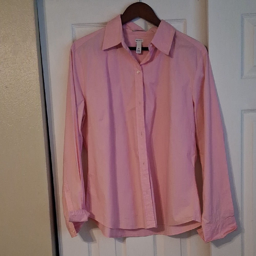 GAP Light Pink Button-Up Shirt